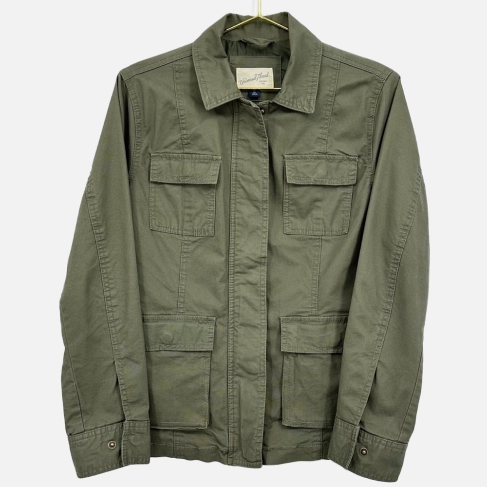 Universal Thread Army Green Cargo Utility Jacket XS - Picture 4 of 14